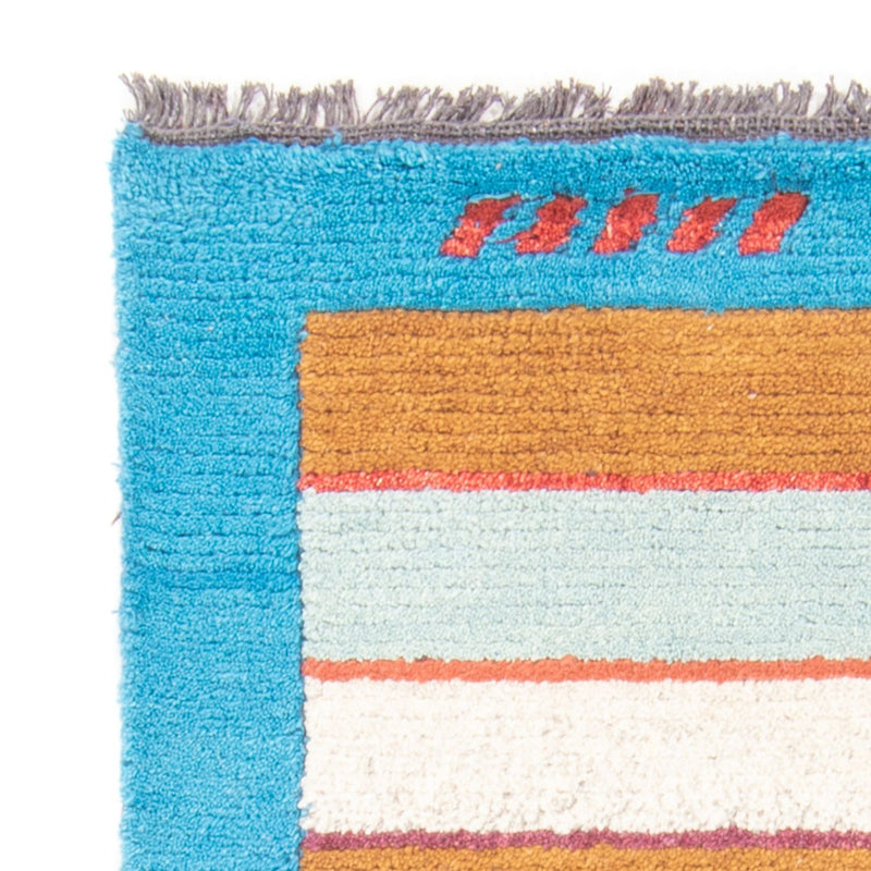 Nepal mattan - 140 x 70 cm - turkos