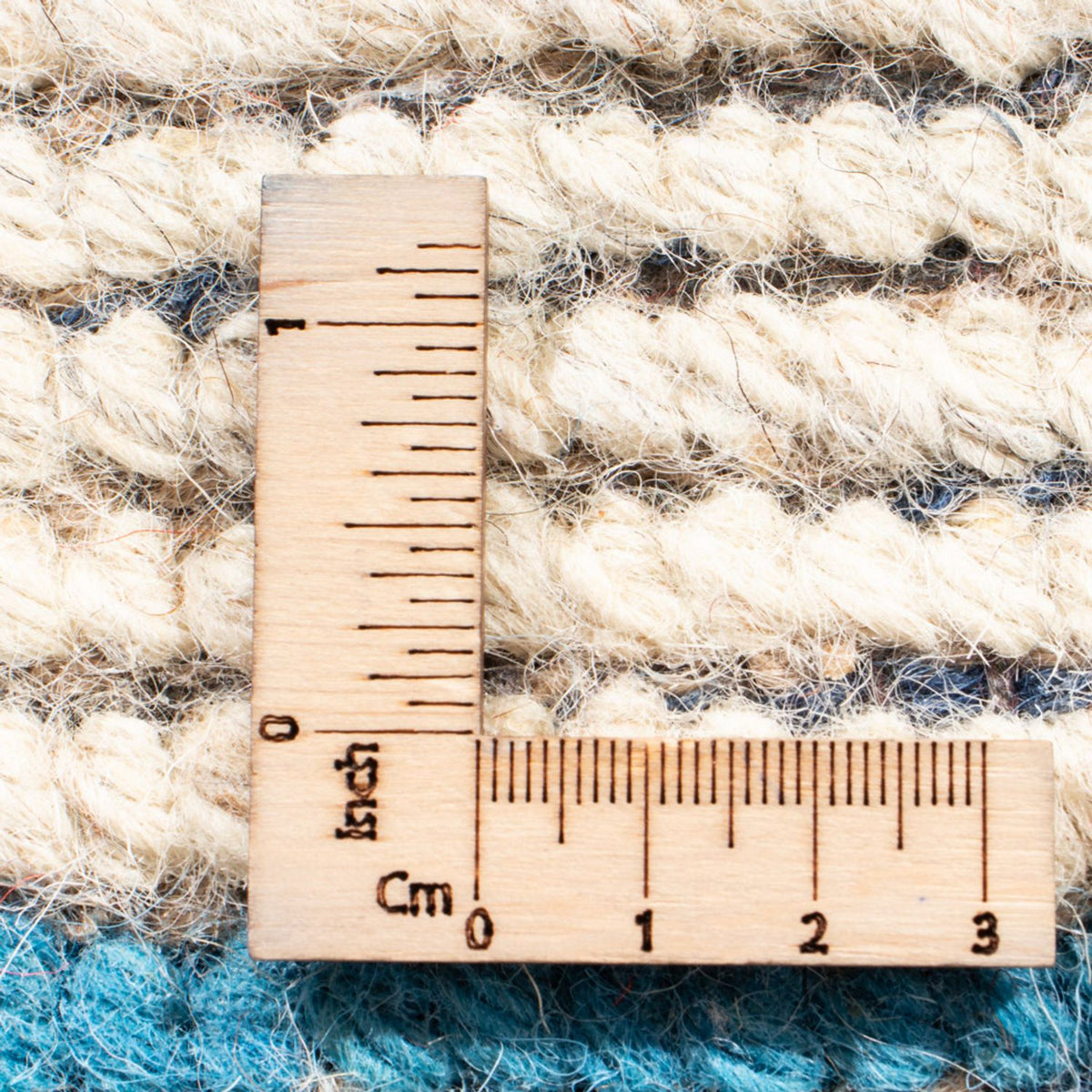 Nepal mattan - 140 x 70 cm - turkos