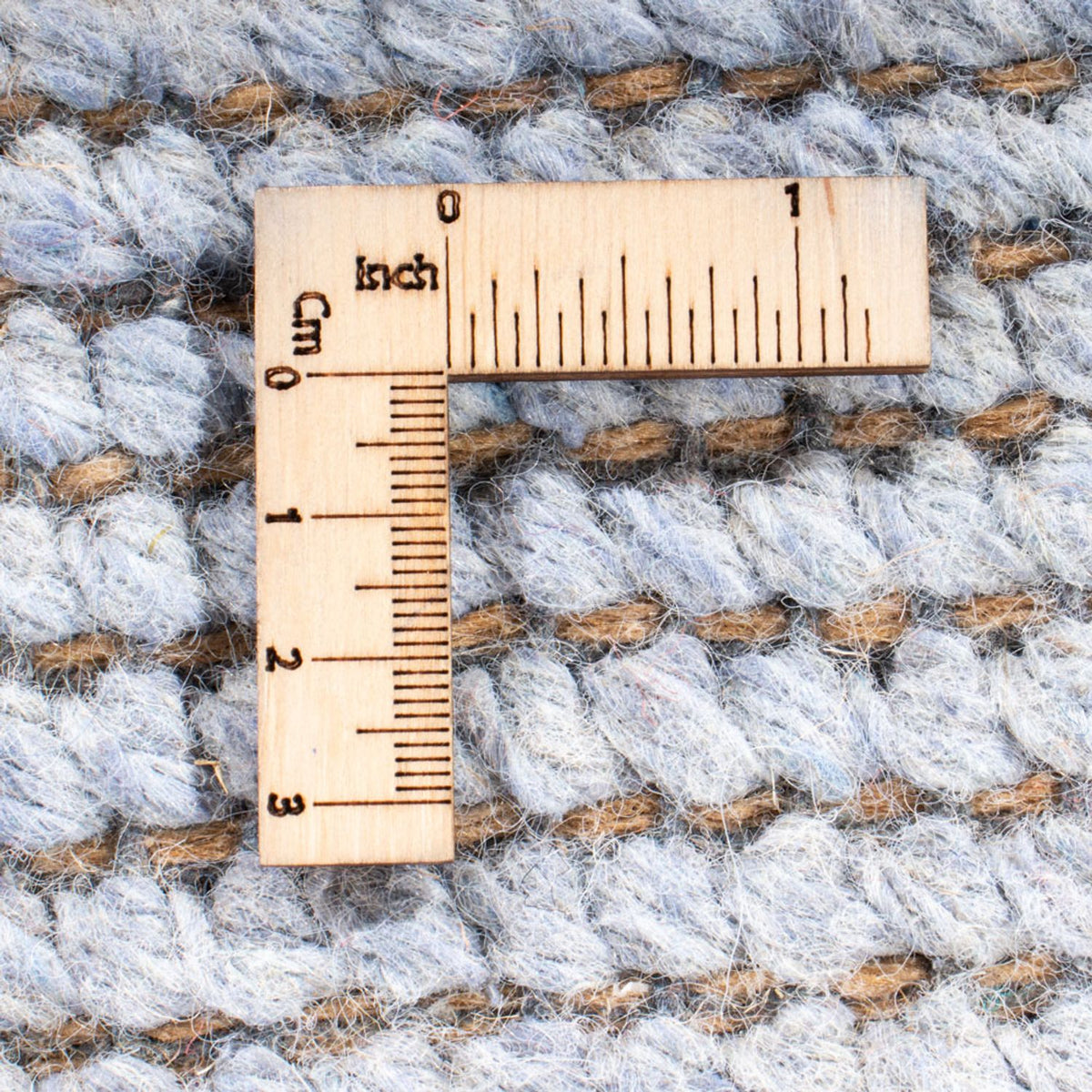 Nepal mattan - 140 x 70 cm - ljusblå