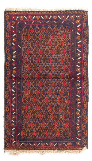 Baluch-matta - 131 x 72 cm - flerfärgad