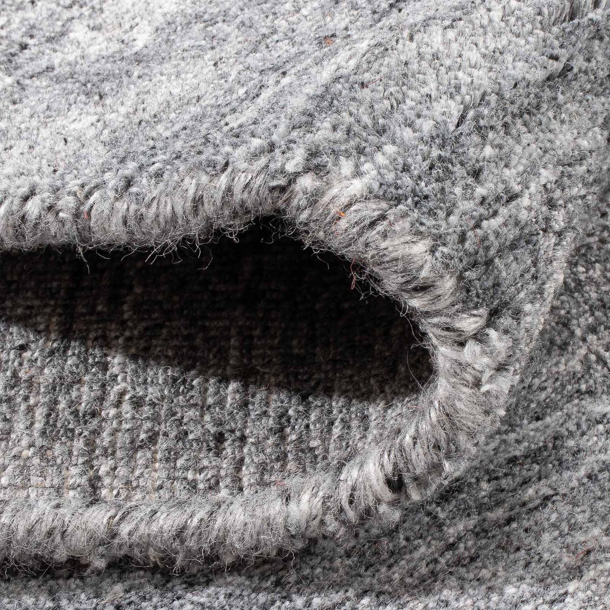 Gabbeh matta - Loribaft Softy - 150 x 83 cm - grått