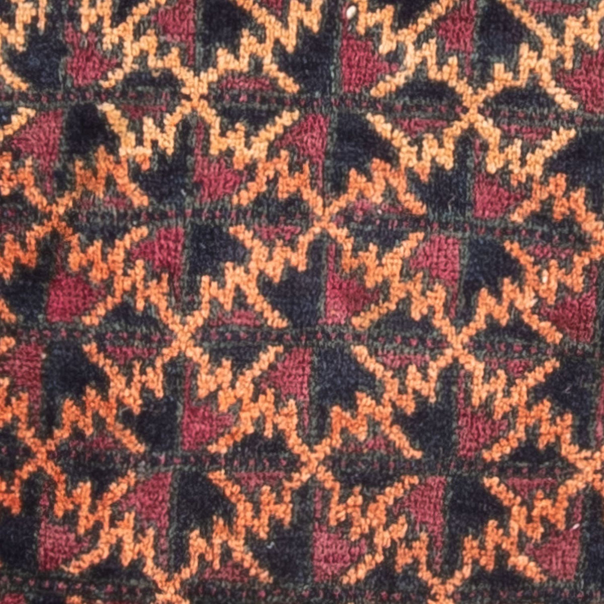 Baluch-matta kvadrat  - 70 x 60 cm - flerfärgad