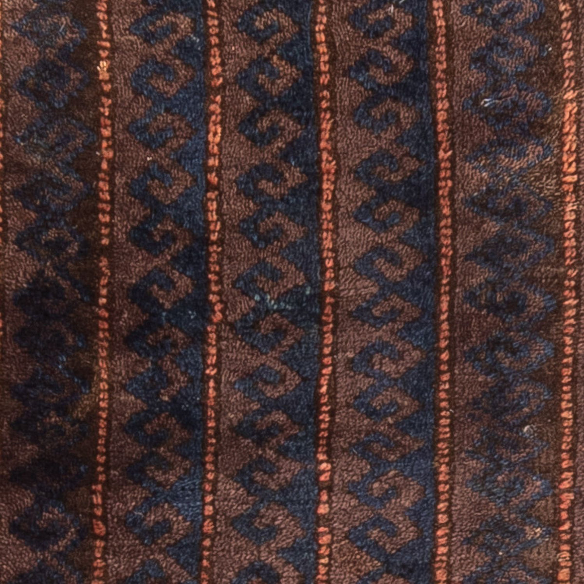 Afghansk matta - 100 x 61 cm - brun