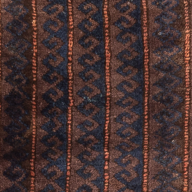 Afghansk matta - 100 x 61 cm - brun