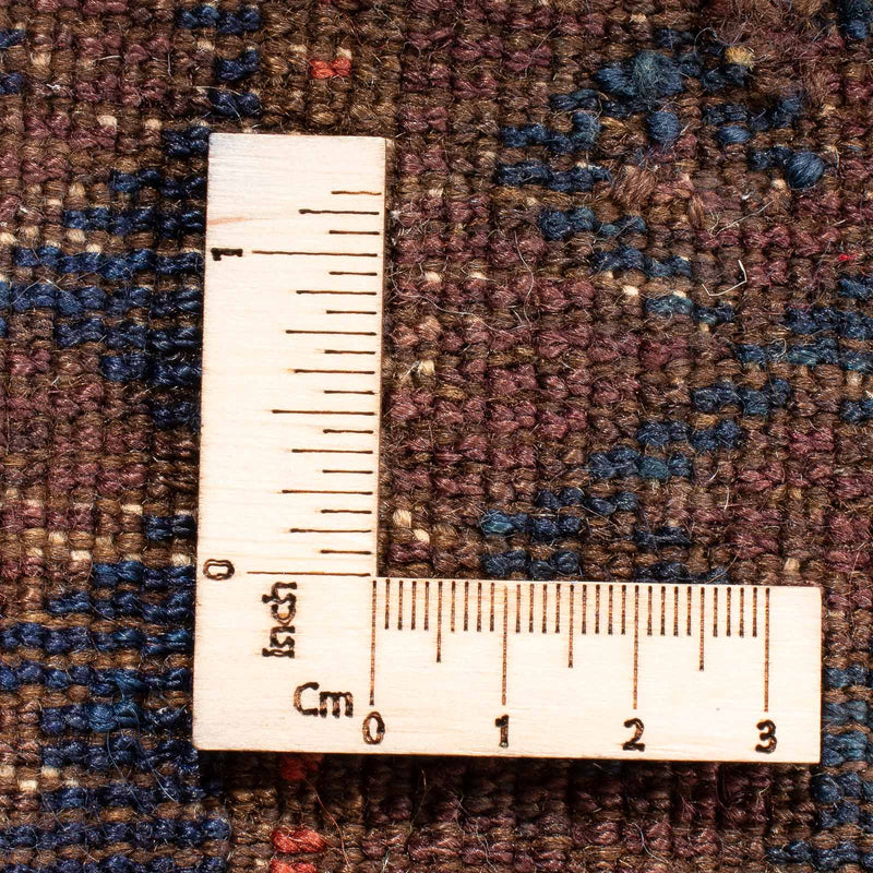 Afghansk matta - 100 x 61 cm - brun