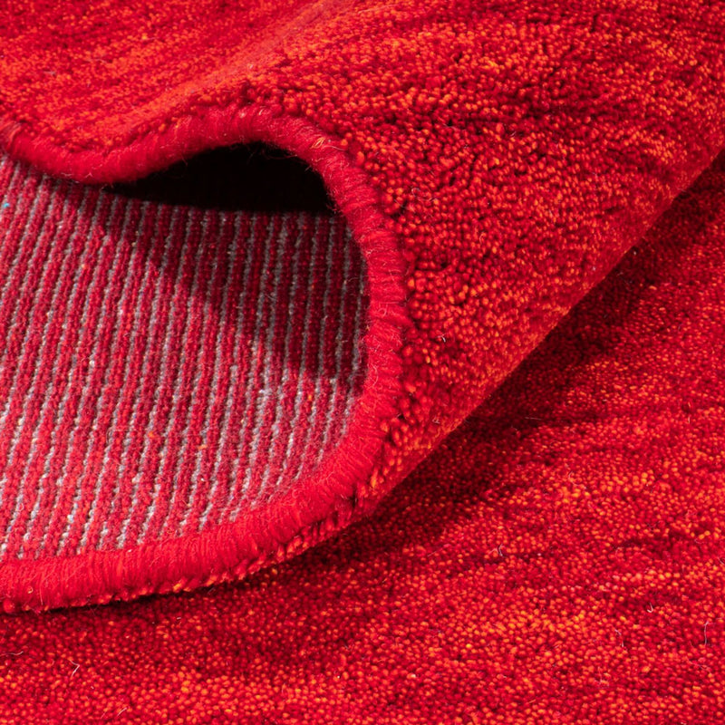 Gabbeh-matta - Softy kvadrat  - 200 x 200 cm - röd