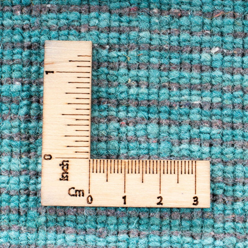 Gabbeh-matta - Softy kvadrat  - 200 x 200 cm - turkos