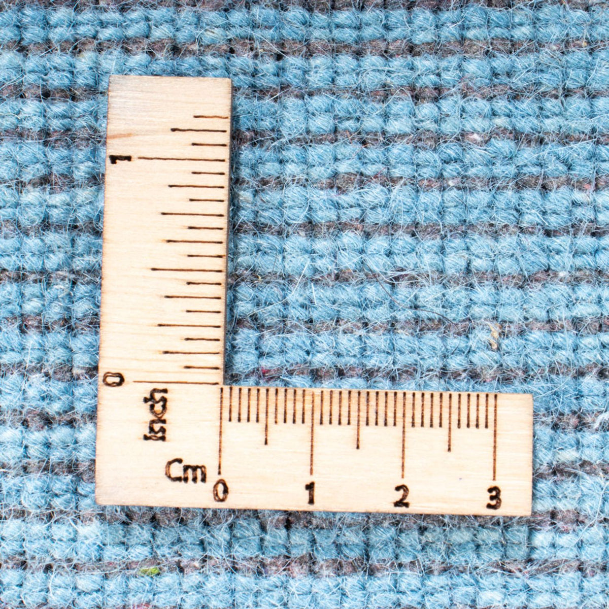 Gabbeh-matta - Softy - 250 x 200 cm - ljusblå