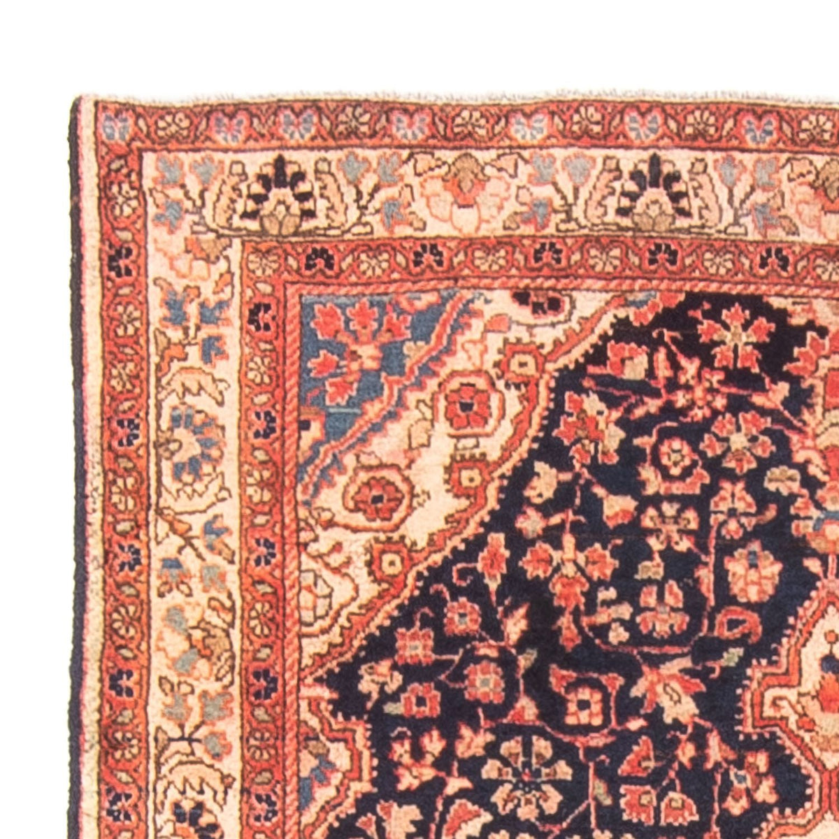 Persisk matta - Nomadic - 146 x 103 cm - mörkblå