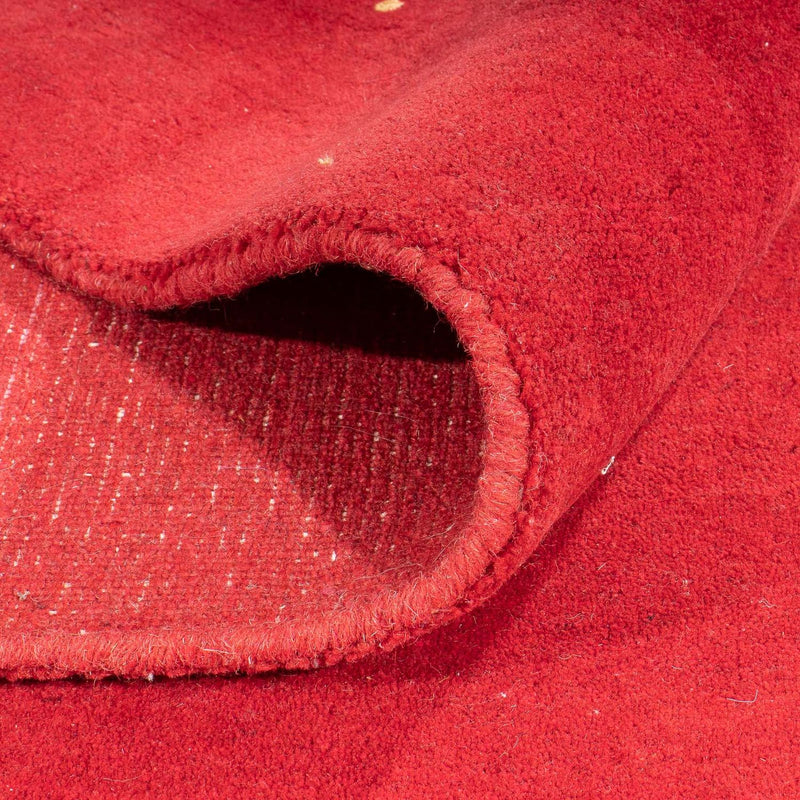 Gabbeh matta - Loribaft Softy - 241 x 176 cm - röd