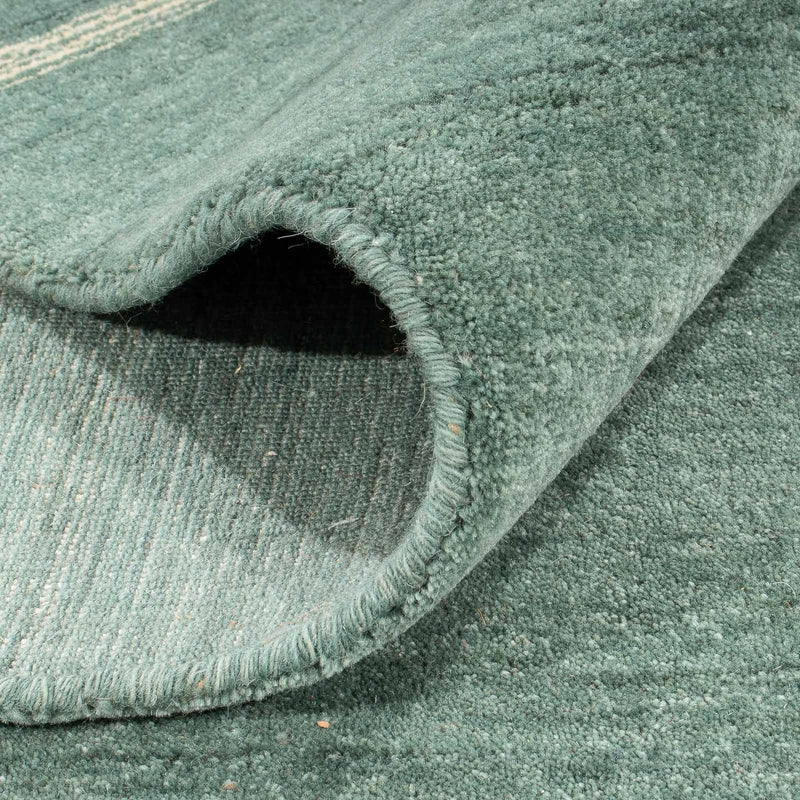 Gabbeh matta - Loribaft Softy - 250 x 200 cm - grön