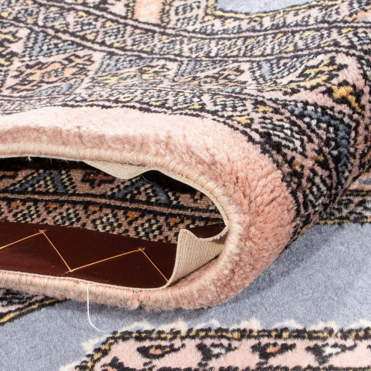 Runner Pakistanska mattan - 325 x 80 cm - ljusblå