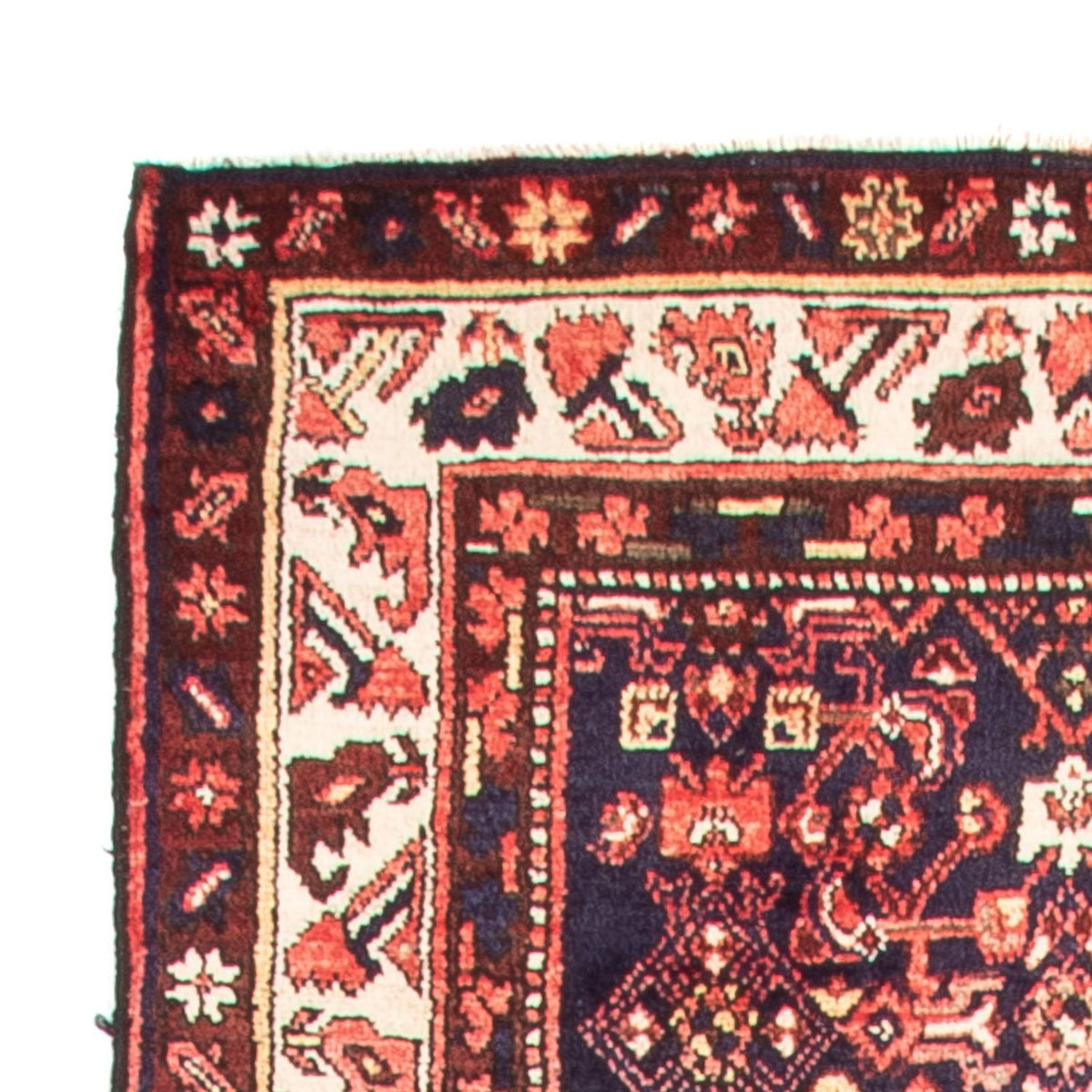 Runner Persisk matta - Nomadic - 412 x 105 cm - mörkblå