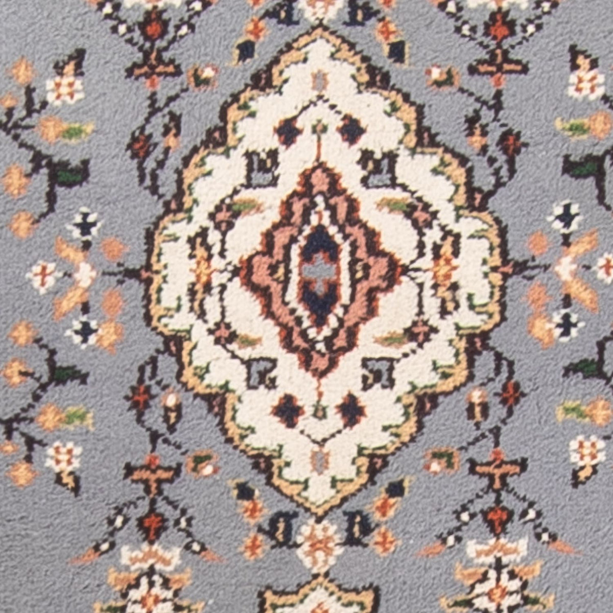 Runner Orientaliska mattor - Indus - 400 x 80 cm - ljusblå