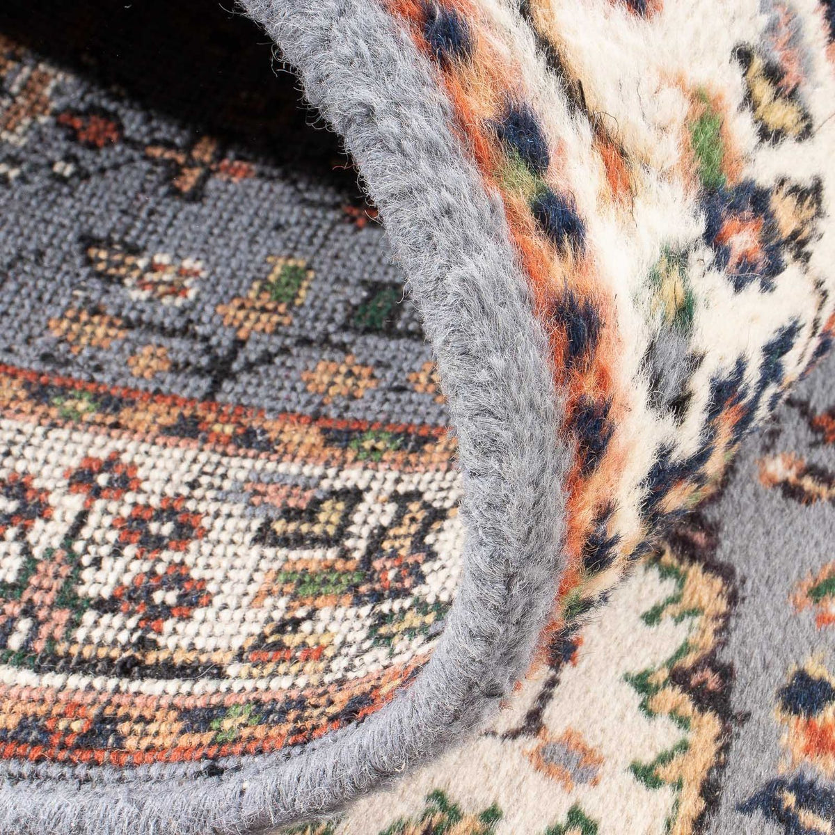 Runner Orientaliska mattor - Indus - 400 x 80 cm - ljusblå