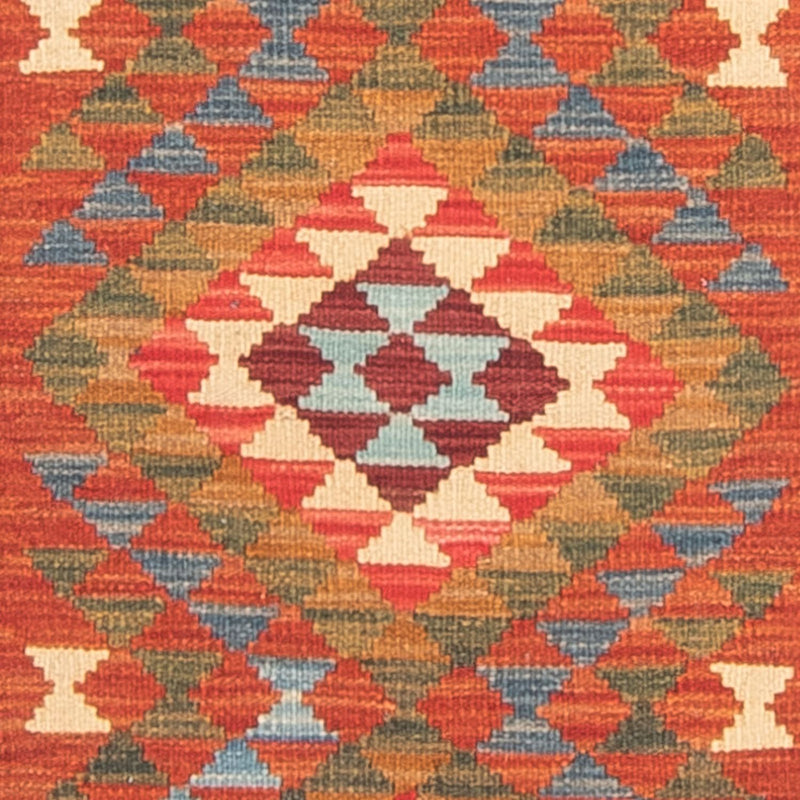 Runner Kelim Carpet - Splash - 300 x 80 cm - flerfärgad