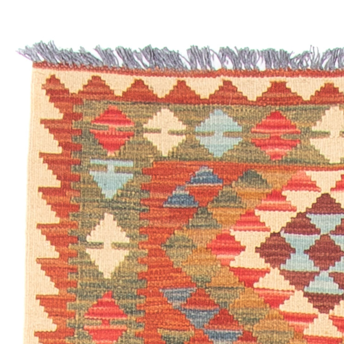 Runner Kelim Carpet - Splash - 300 x 80 cm - flerfärgad