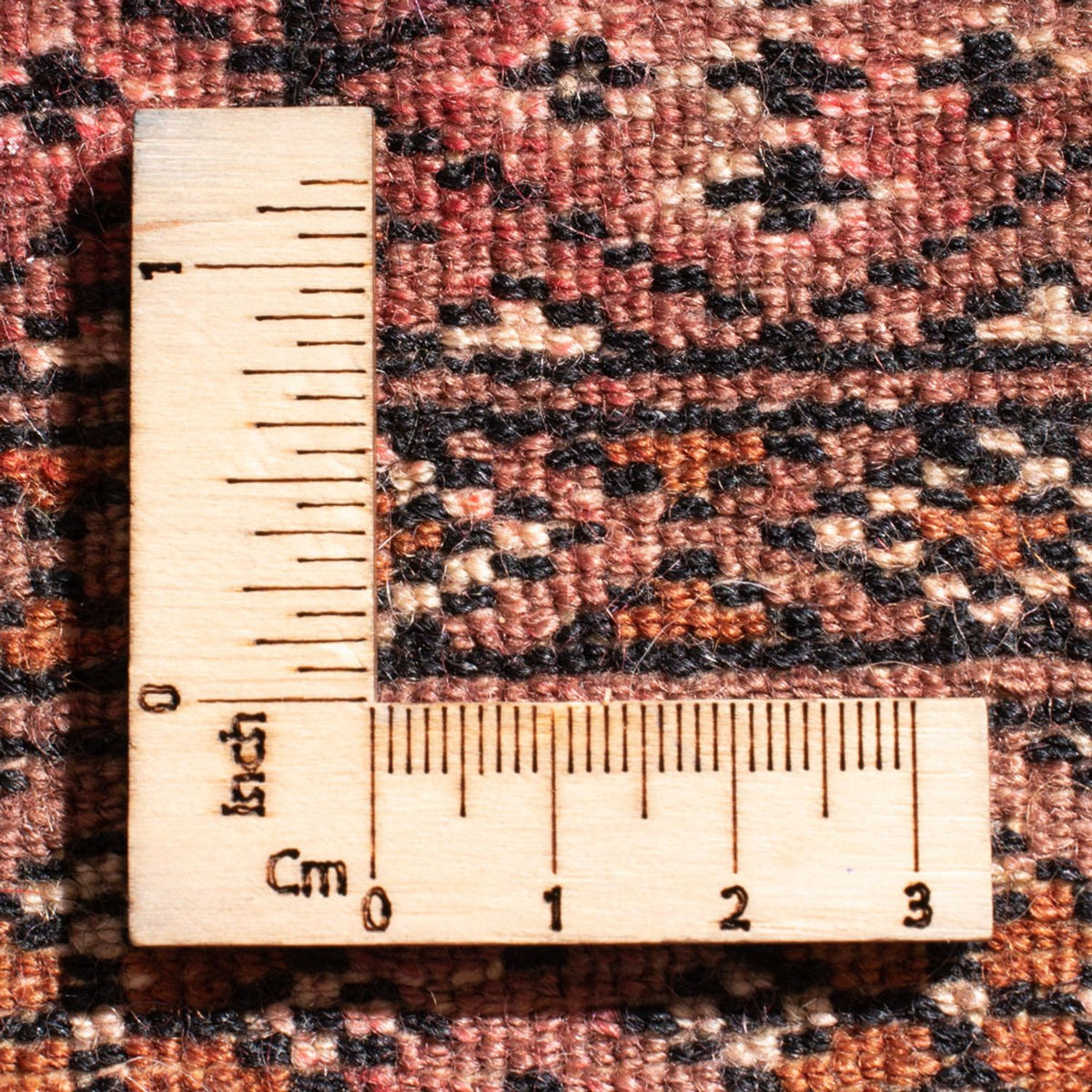 Pakistanska mattan - 92 x 60 cm - flerfärgad