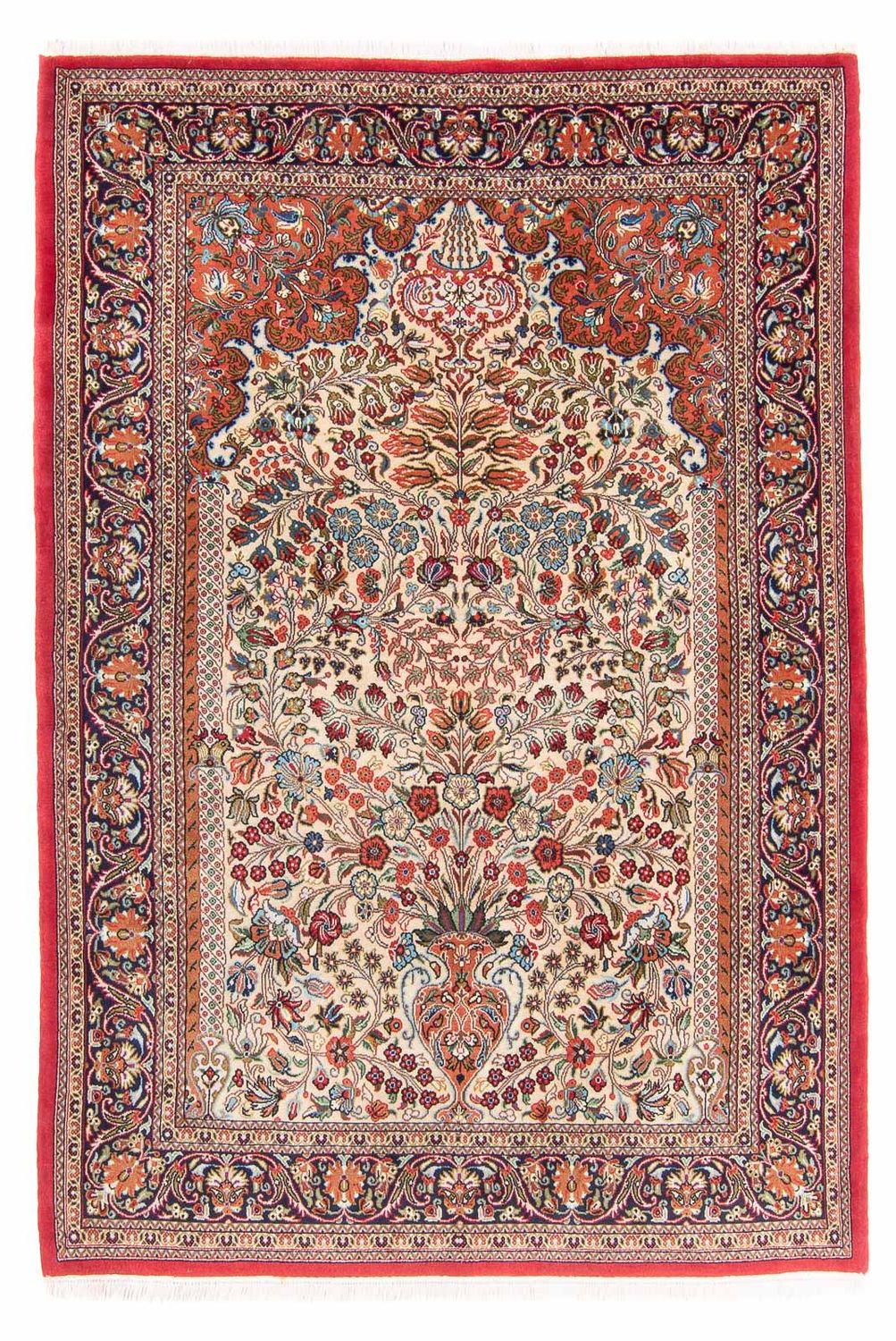 Persisk matta - Ghom - 200 x 137 cm - beige