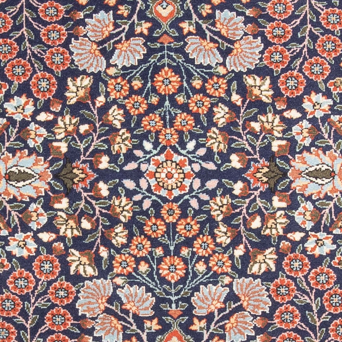 Oriental Carpet - Hereke - 107 x 82 cm - mörkblå