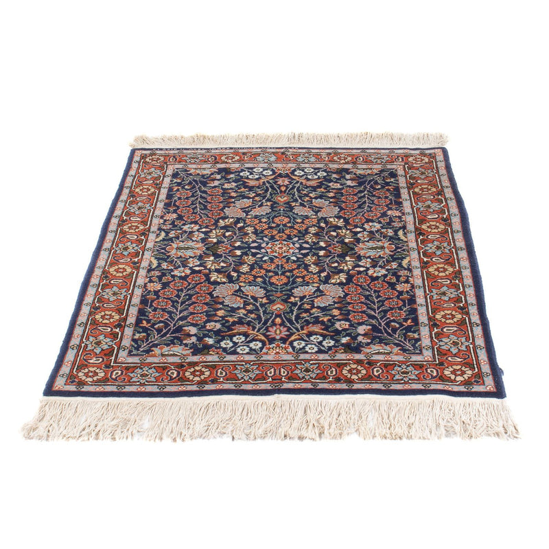 Oriental Carpet - Hereke - 107 x 82 cm - mörkblå