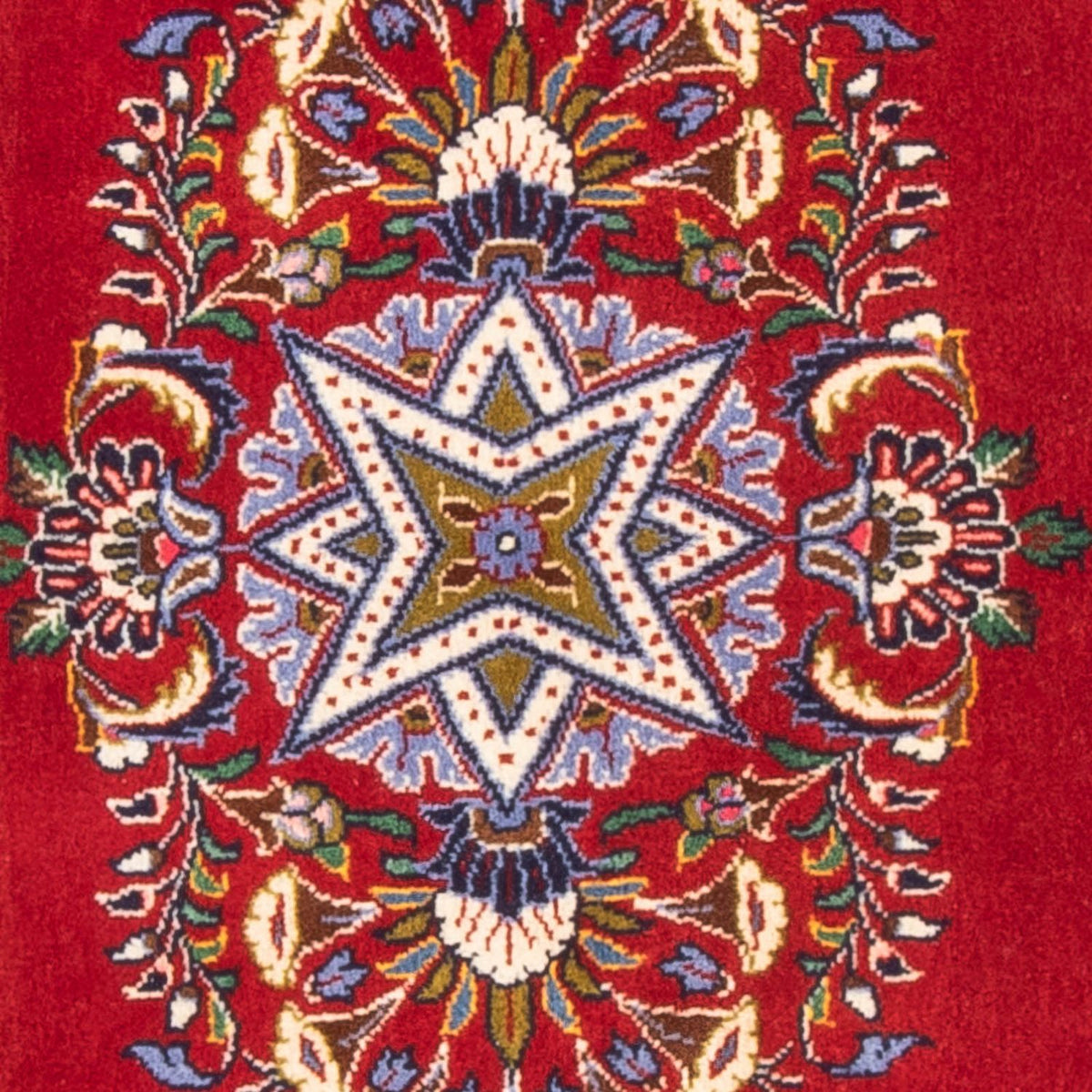 Persisk matta - Tabriz - 98 x 65 cm - röd
