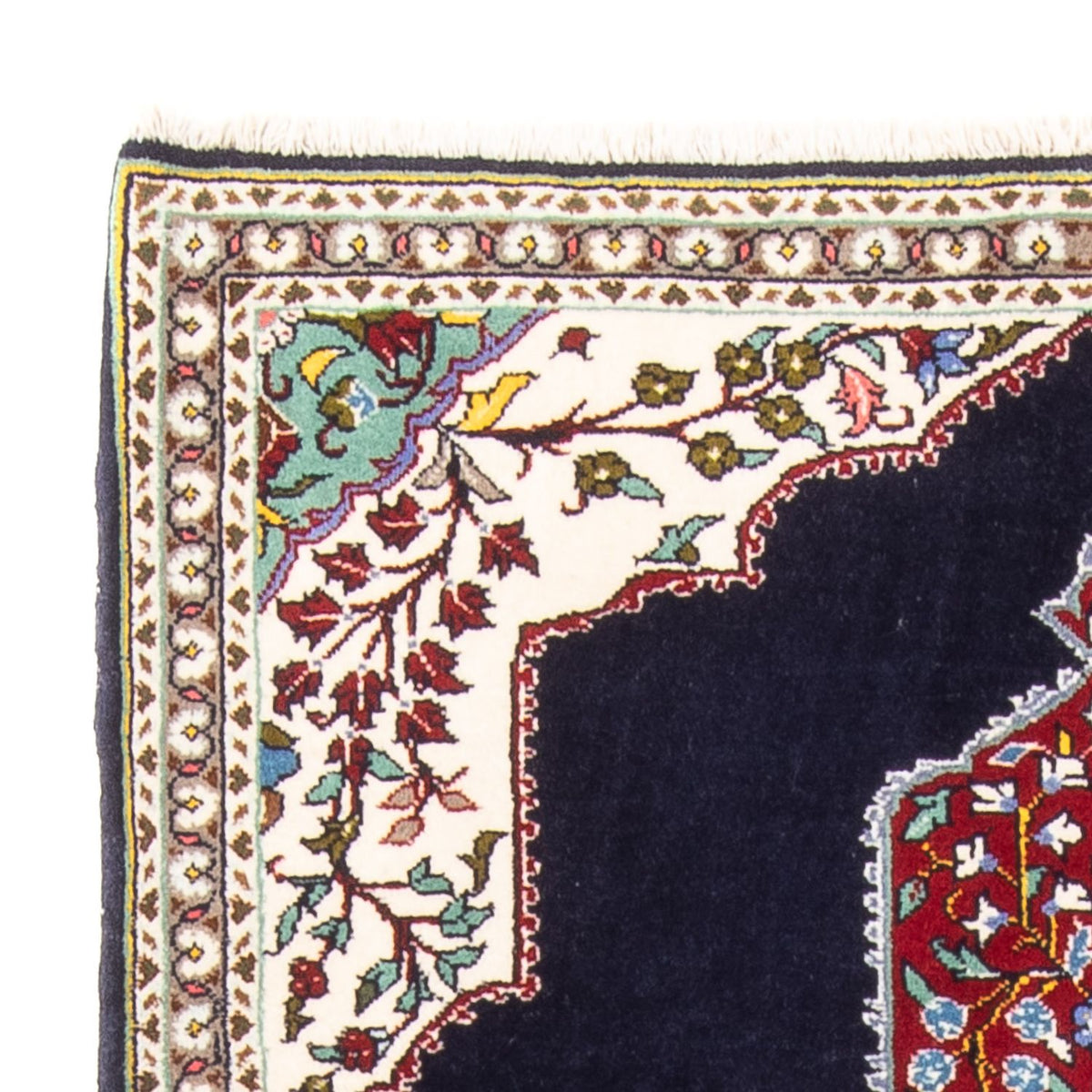 Persisk matta - Tabriz - Royal - 96 x 76 cm - mörkblå