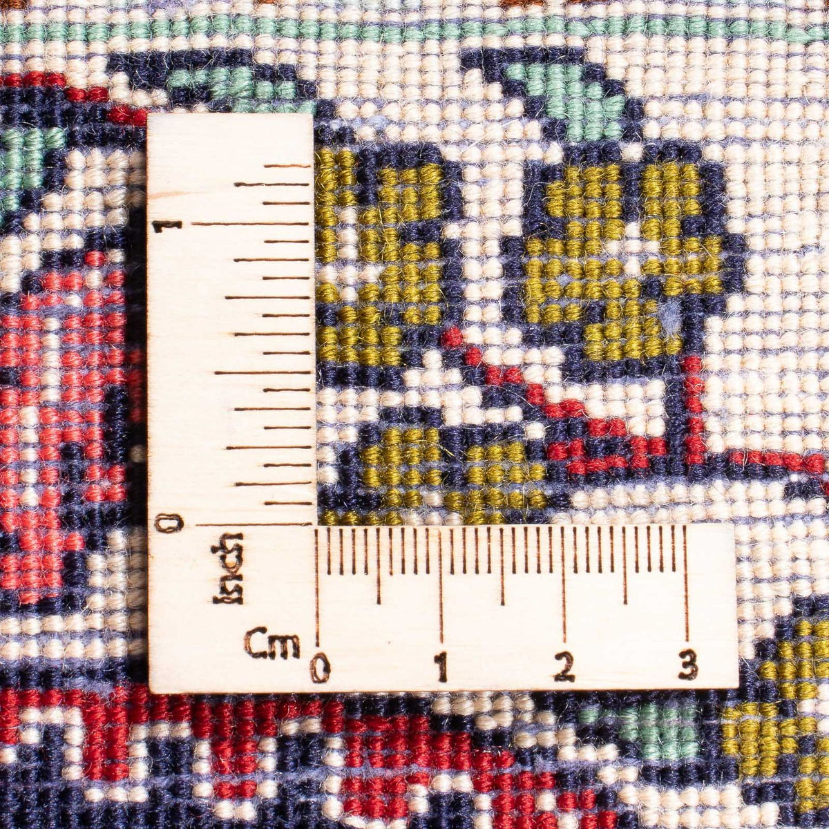 Persisk matta - Tabriz - Royal - 96 x 76 cm - mörkblå