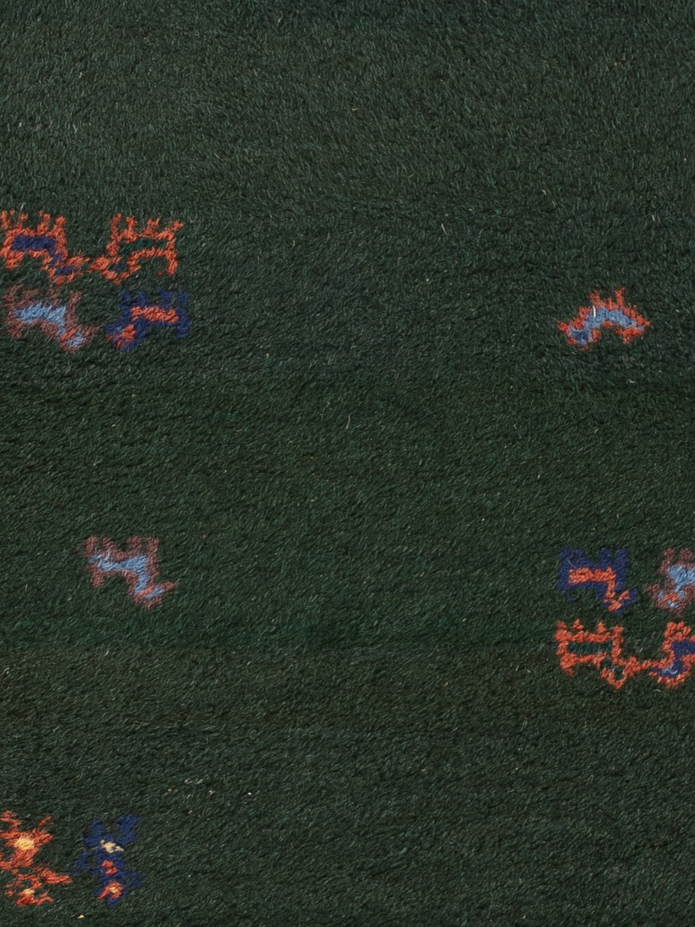 Läufer Gabbeh - Indus - 200 x 75 cm - dunkelgrün