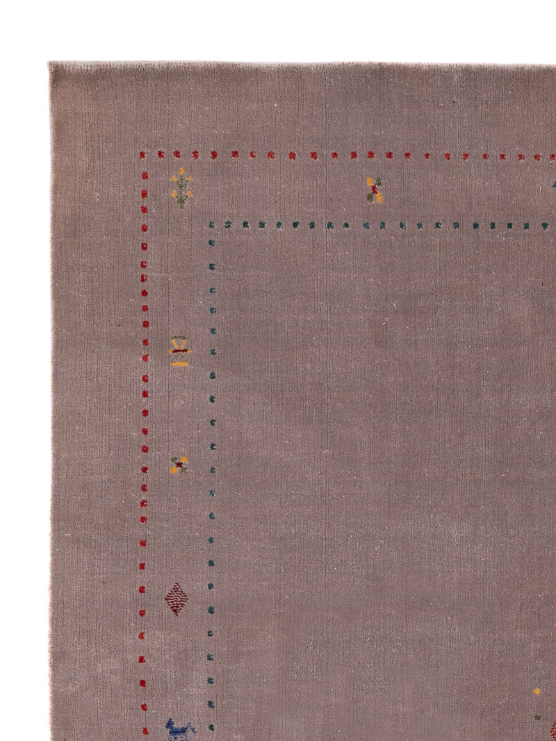 Gabbeh matta - Loribaft Softy - 240 x 170 cm - karamell