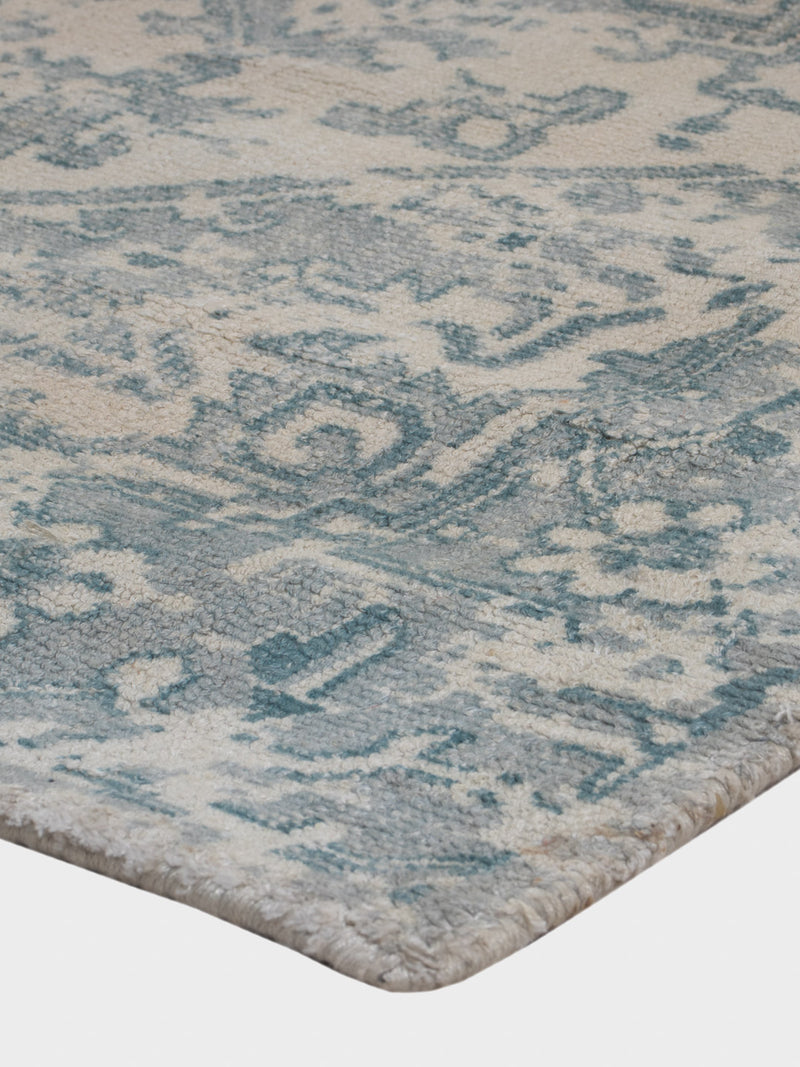 Läufer Viskose - 240 x 80 cm - türkis