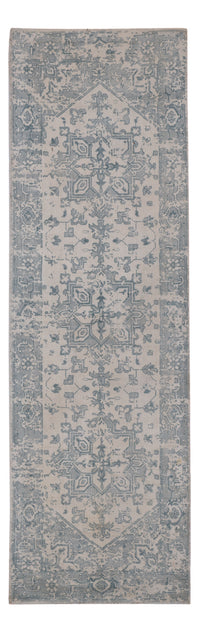 Läufer Viskose - 240 x 80 cm - türkis