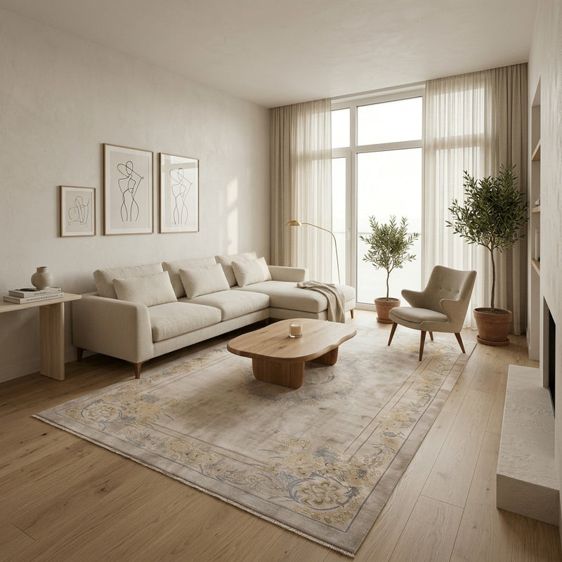 Kinesisk silke Mattan - Oriental Carpet