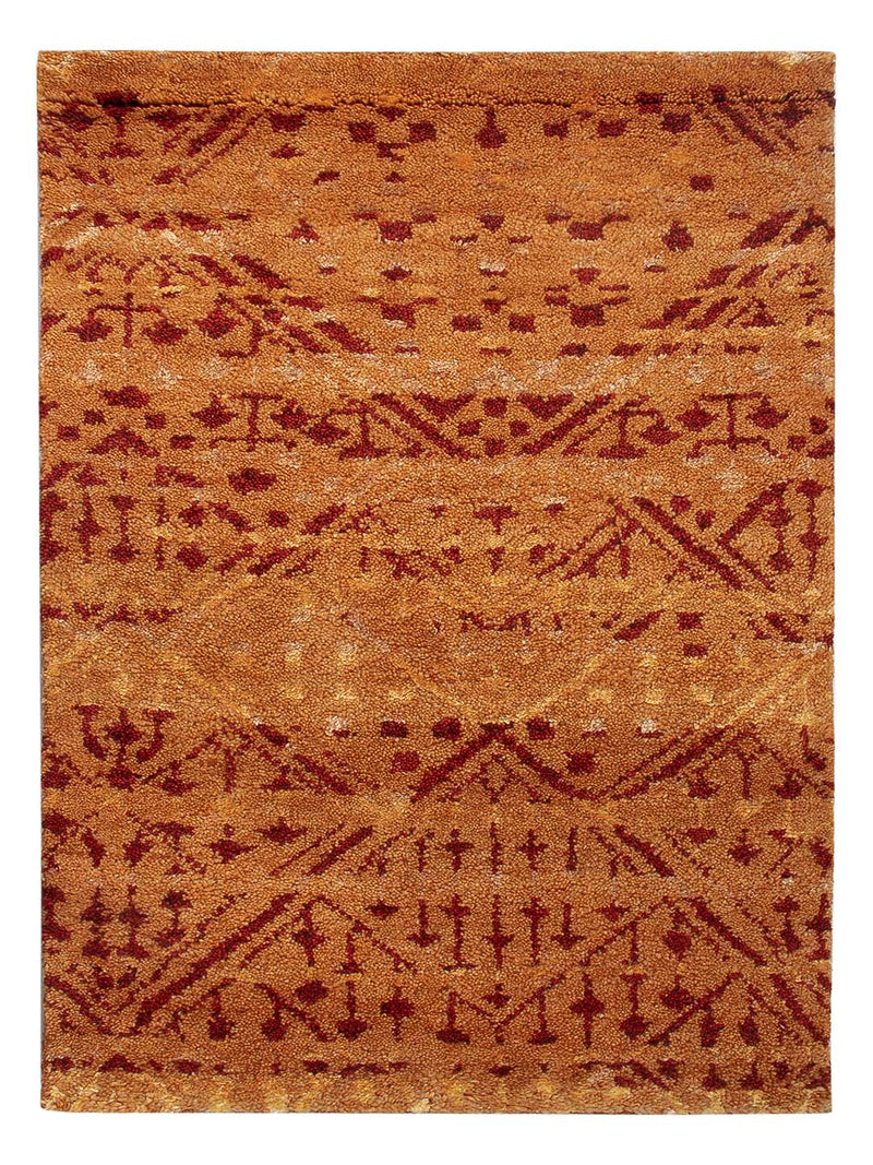 Gabbeh Teppich - Indus - 90 x 60 cm - rost