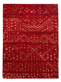 Gabbeh Teppich - Indus - 90 x 60 cm - rot