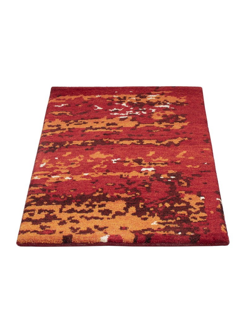 Gabbeh Teppich - Indus - 90 x 60 cm - rot