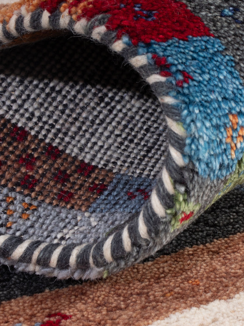 Gabbeh-matta - Indus - 90 x 60 cm - karamell