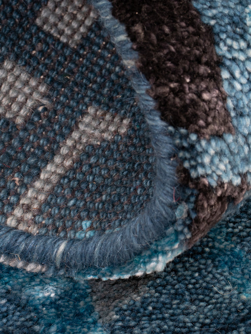 Gabbeh Teppich - Indus - 90 x 60 cm - blau