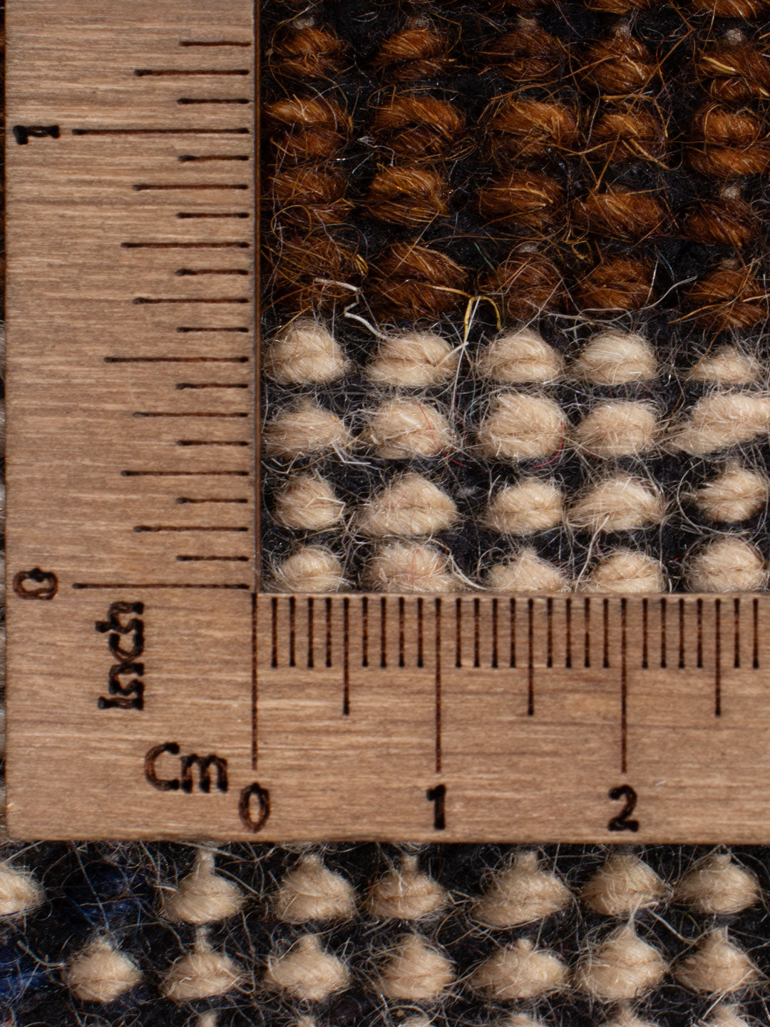 Gabbeh-matta - Indus - 90 x 60 cm - karamell