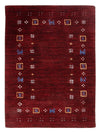 Loribaft Loom Mattan - Ullmatta - Rektangulär / Mörkröd / 60 x 90 cm Rektangulär