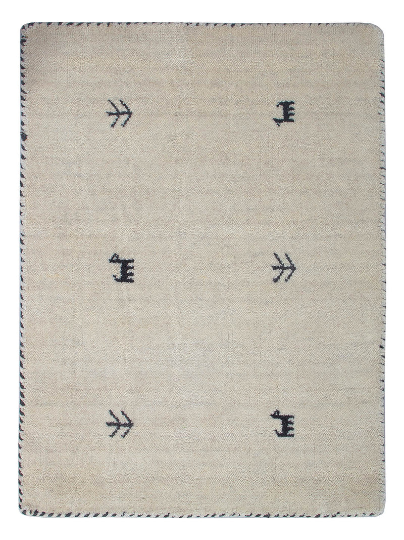 Gabbeh matta - Loribaft Softy - 90 x 60 cm - karamell