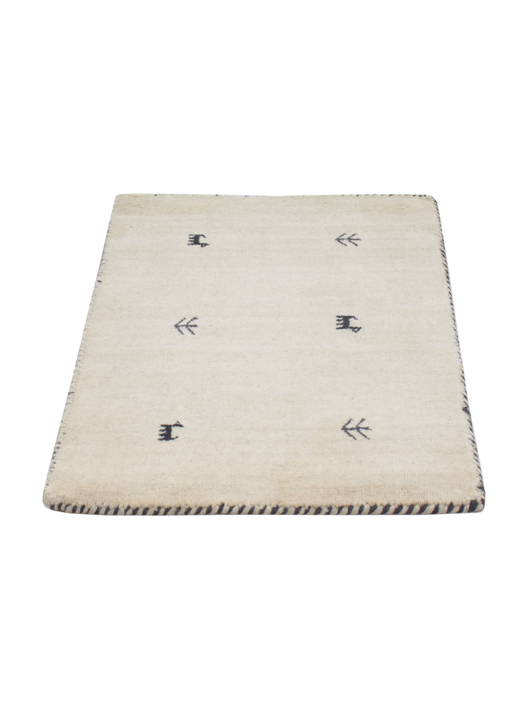 Gabbeh matta - Loribaft Softy - 90 x 60 cm - karamell