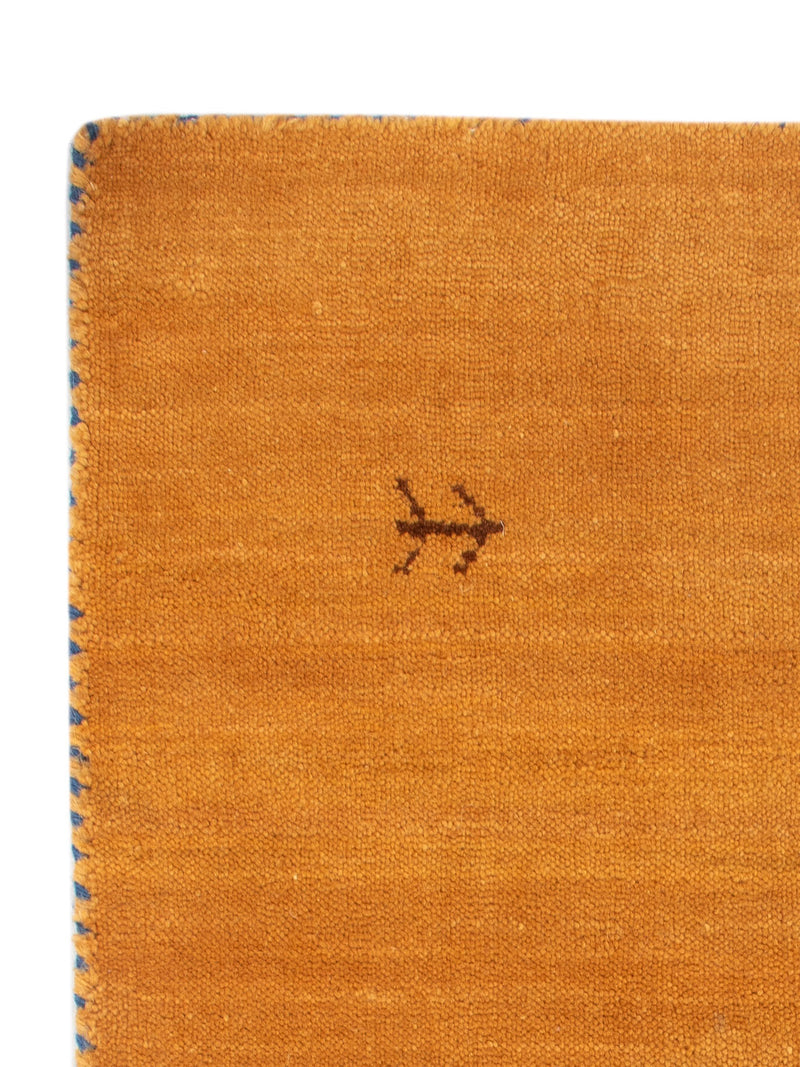 Gabbeh matta - Loribaft Softy - 90 x 60 cm - karamell