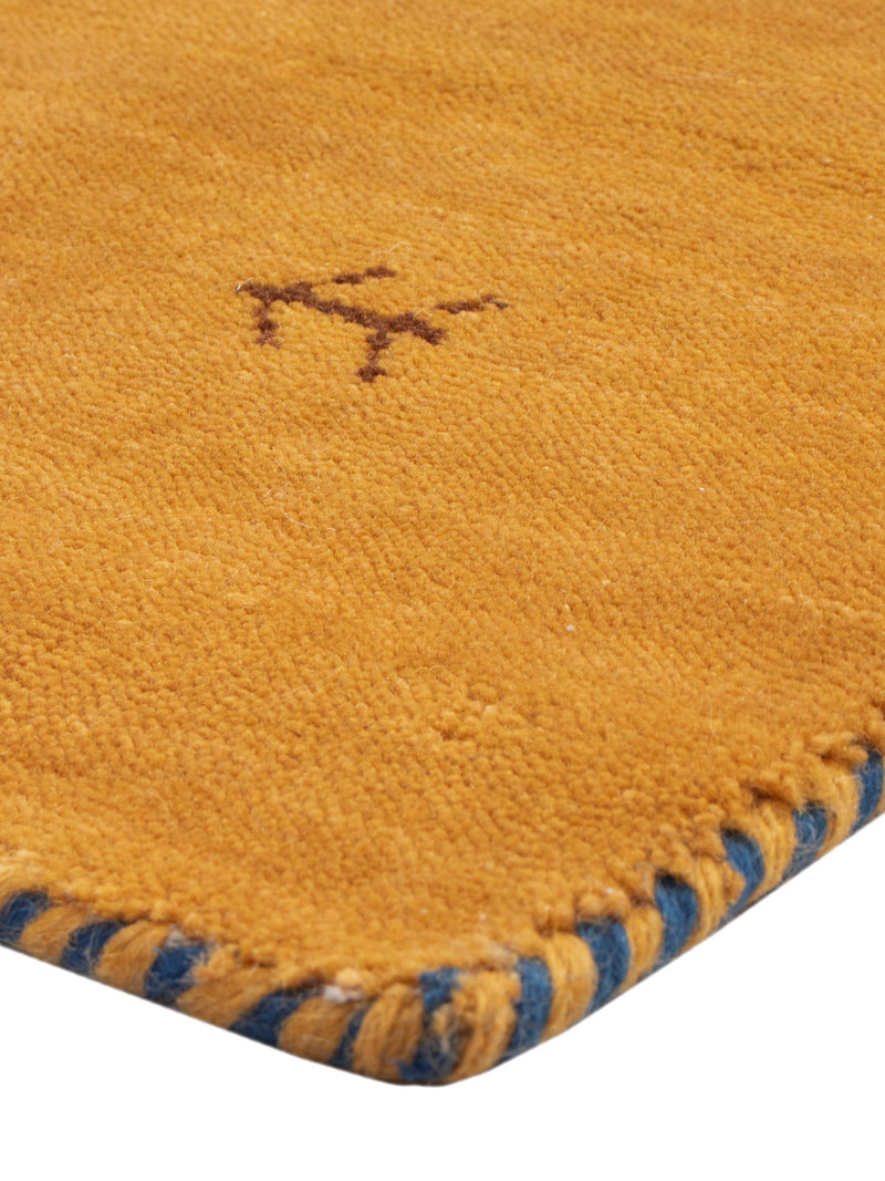 Gabbeh matta - Loribaft Softy - 90 x 60 cm - karamell