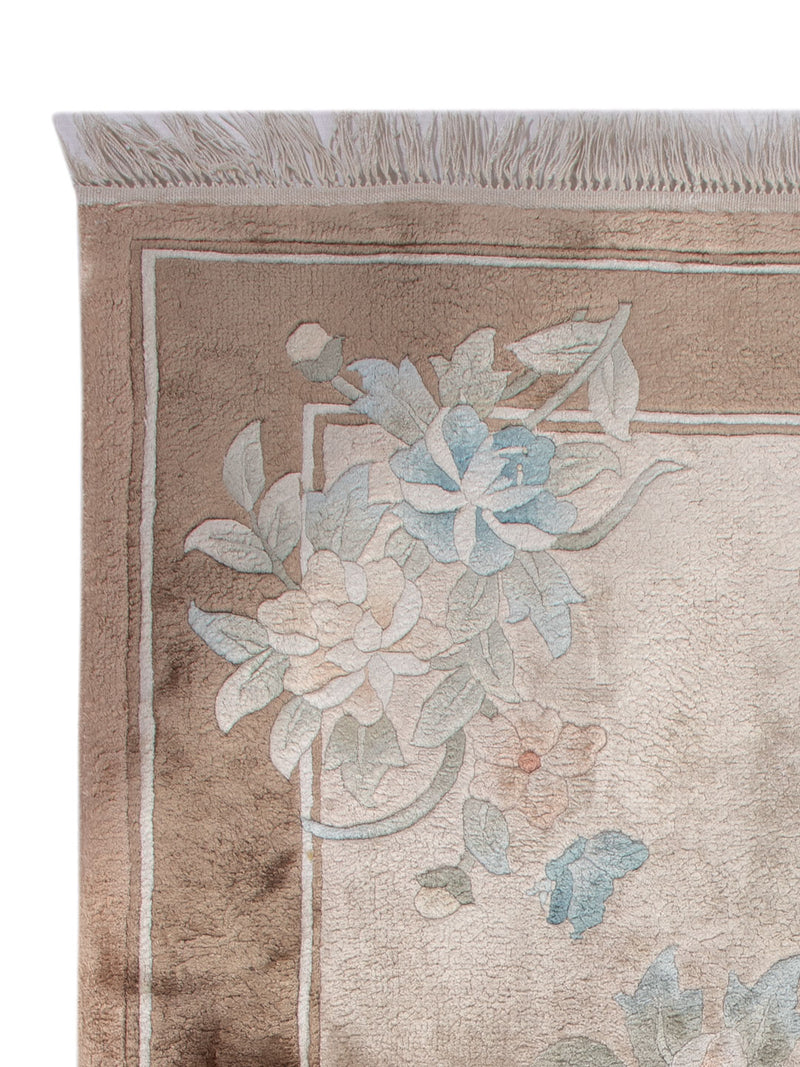 Silk matta - China Silk - 90 x 60 cm - karamell