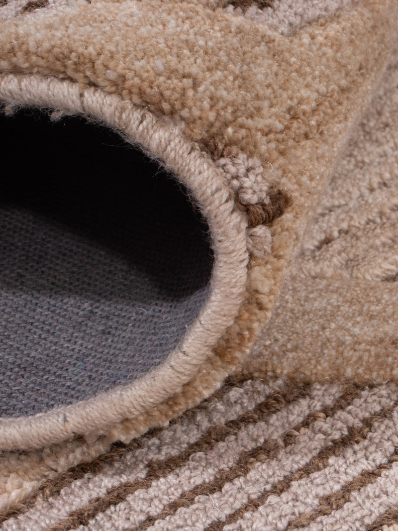 Designermatta - 330 x 240 cm - karamell