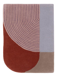 Wollteppich - 90 x 60 cm - mehrfarbig