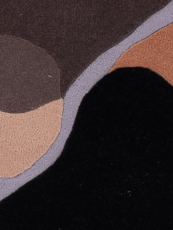 Ullmatta - 90 x 60 cm - karamell