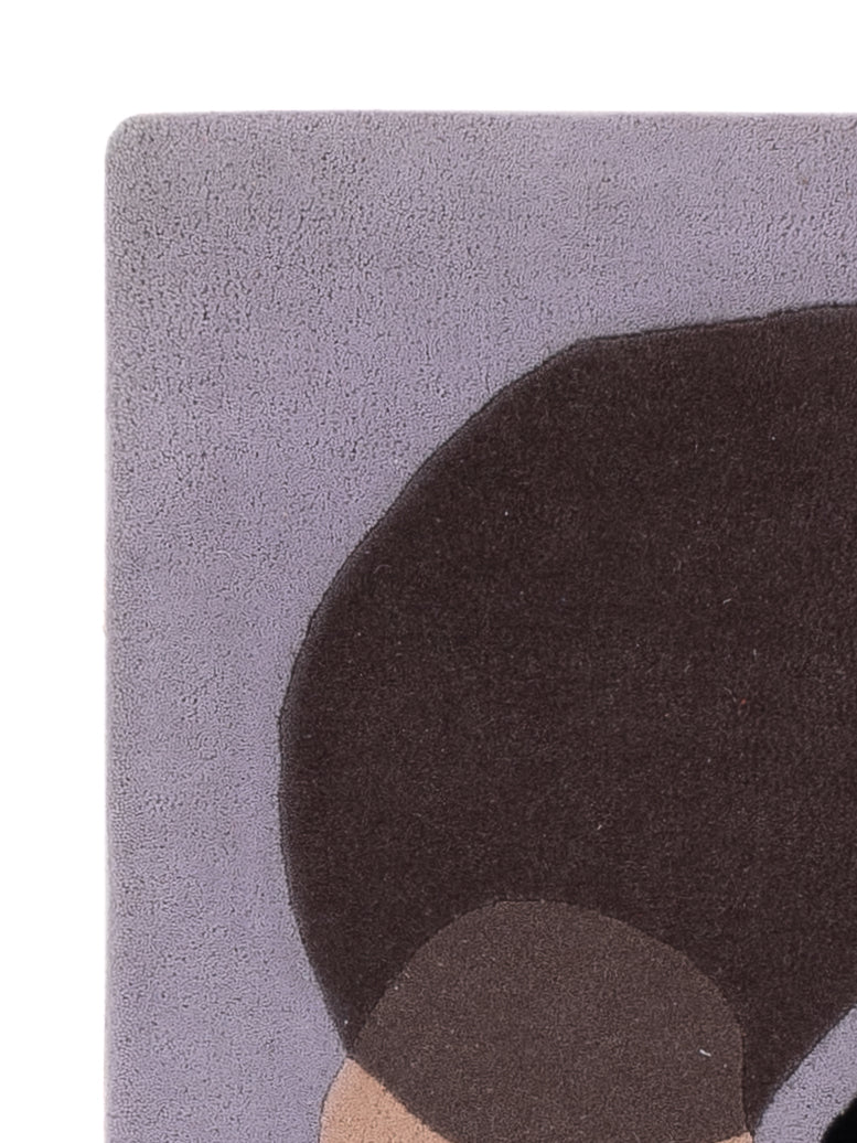 Ullmatta - 90 x 60 cm - karamell