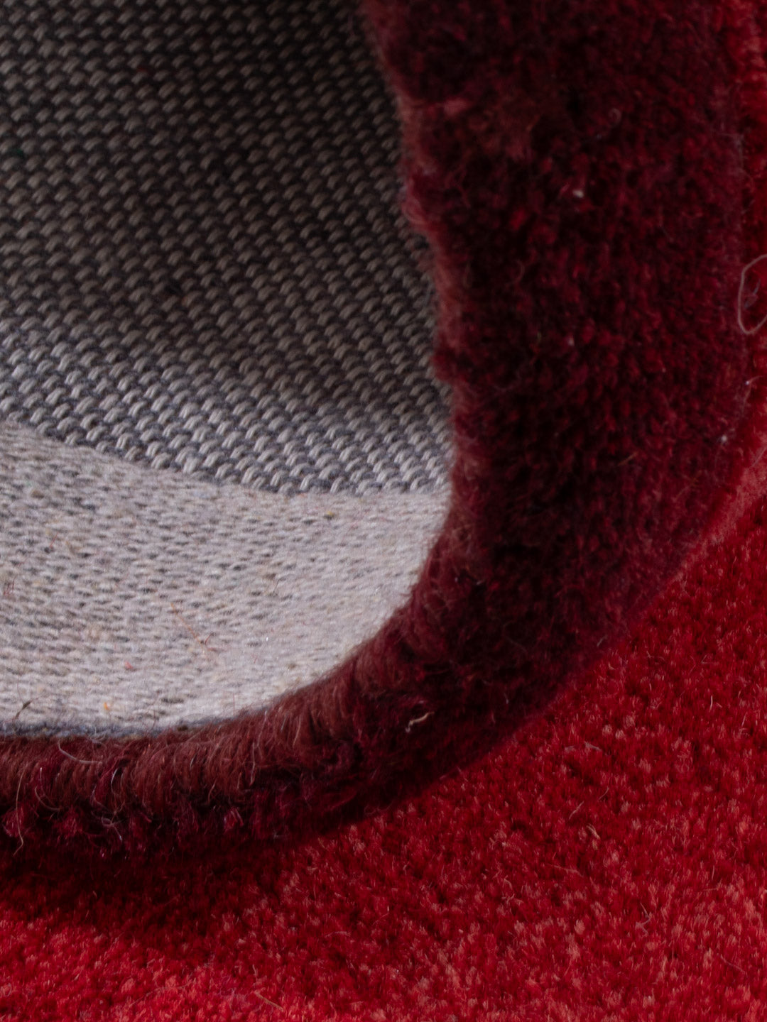 Wollteppich - 160 x 90 cm - rot